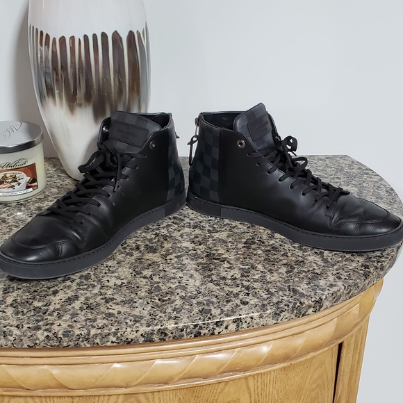 authentic LOUIS VUITTON Mens Calfskin Damier Graph - Picture 3 of 11